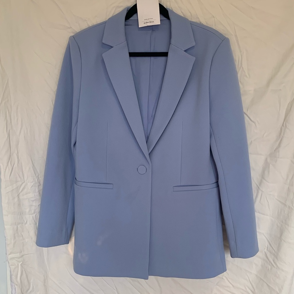 & Other Stories Paris Atelier Blazer in Light Blue